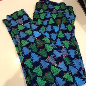 Lularoe TC2 Christmas leggings